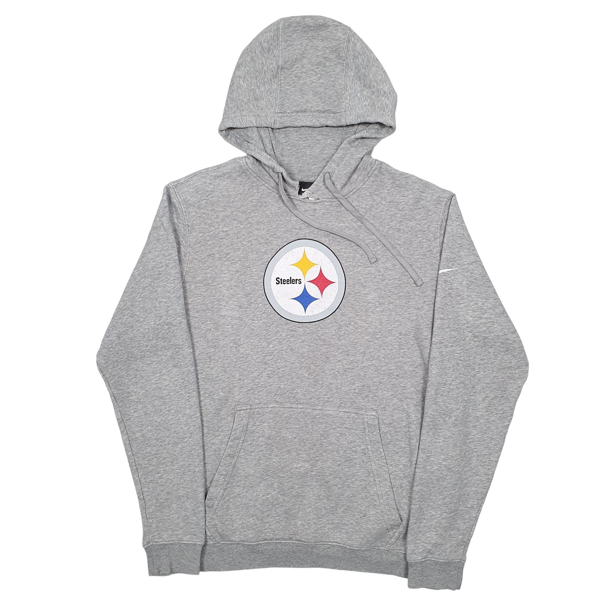 Steelers Nfl Jumper Mens NFL Grey Hoodie Pittsburgh Steelers NFL