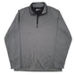 Mens Grey Nike Golf Dri Fit Quarter Zip Jumper