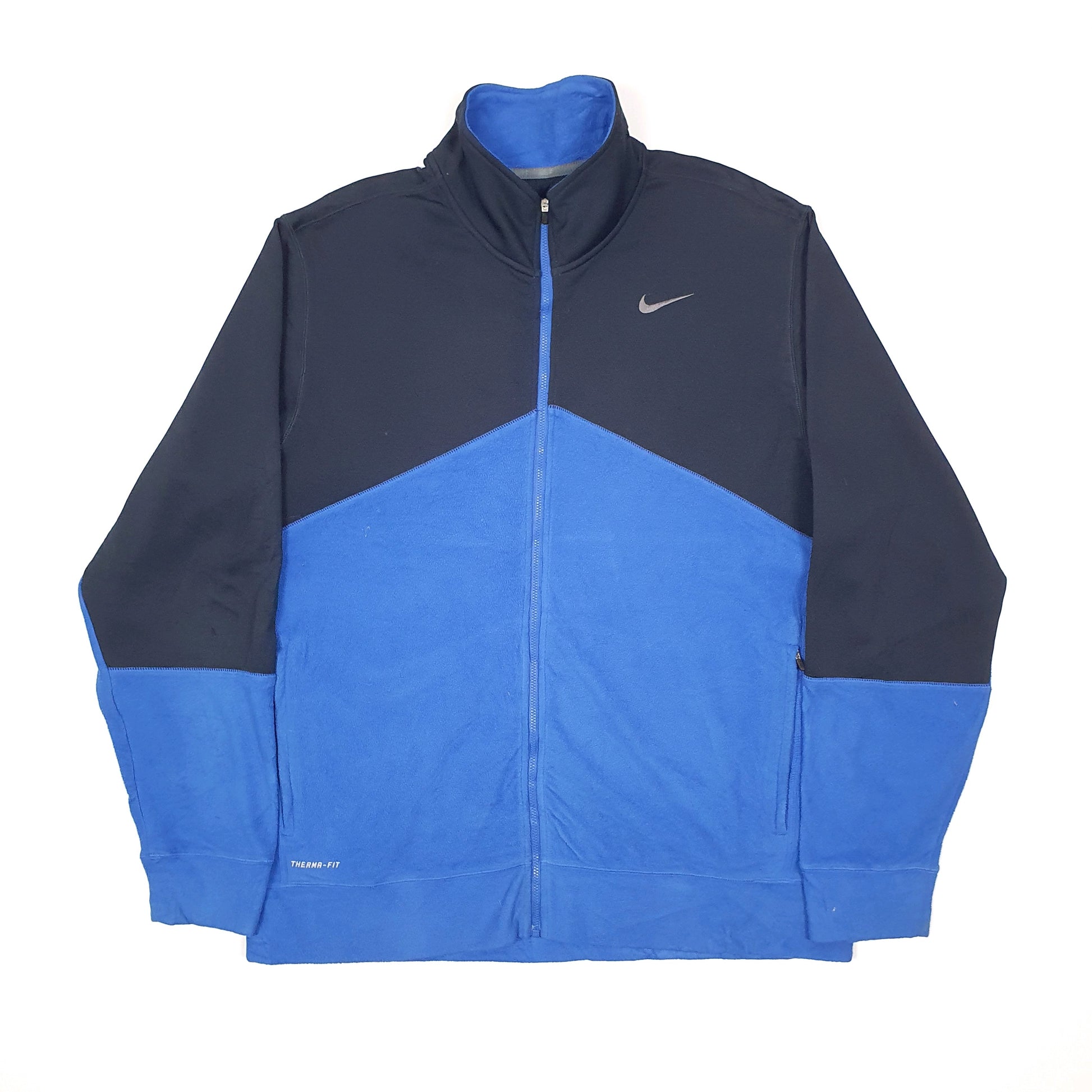 Nike Thermafit Full Zip Fleece XL Blue