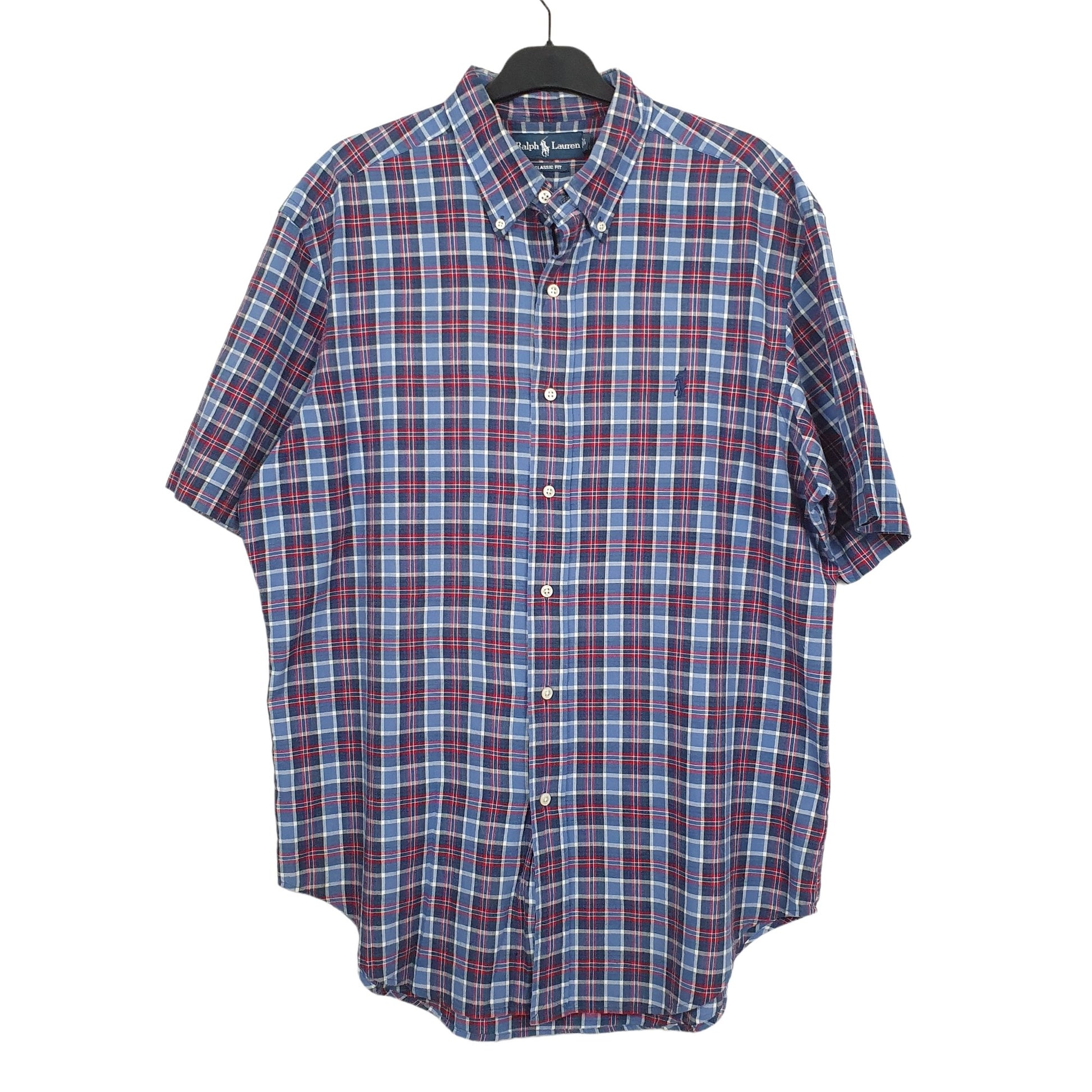Mens Blue Ralph Lauren  Short Sleeve Shirt