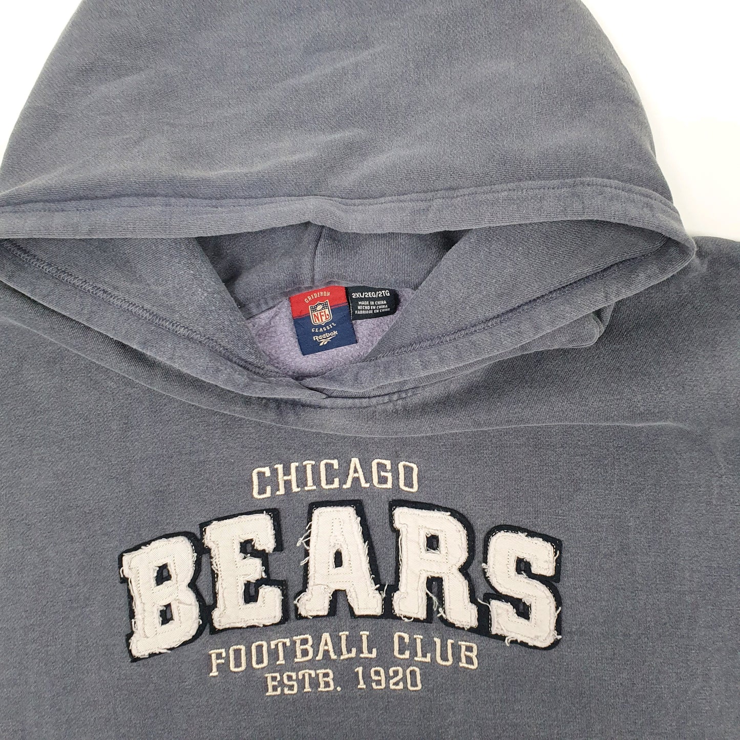 Mens Navy NFL Chicago Bears Gridiron Football Hoodie Jumper