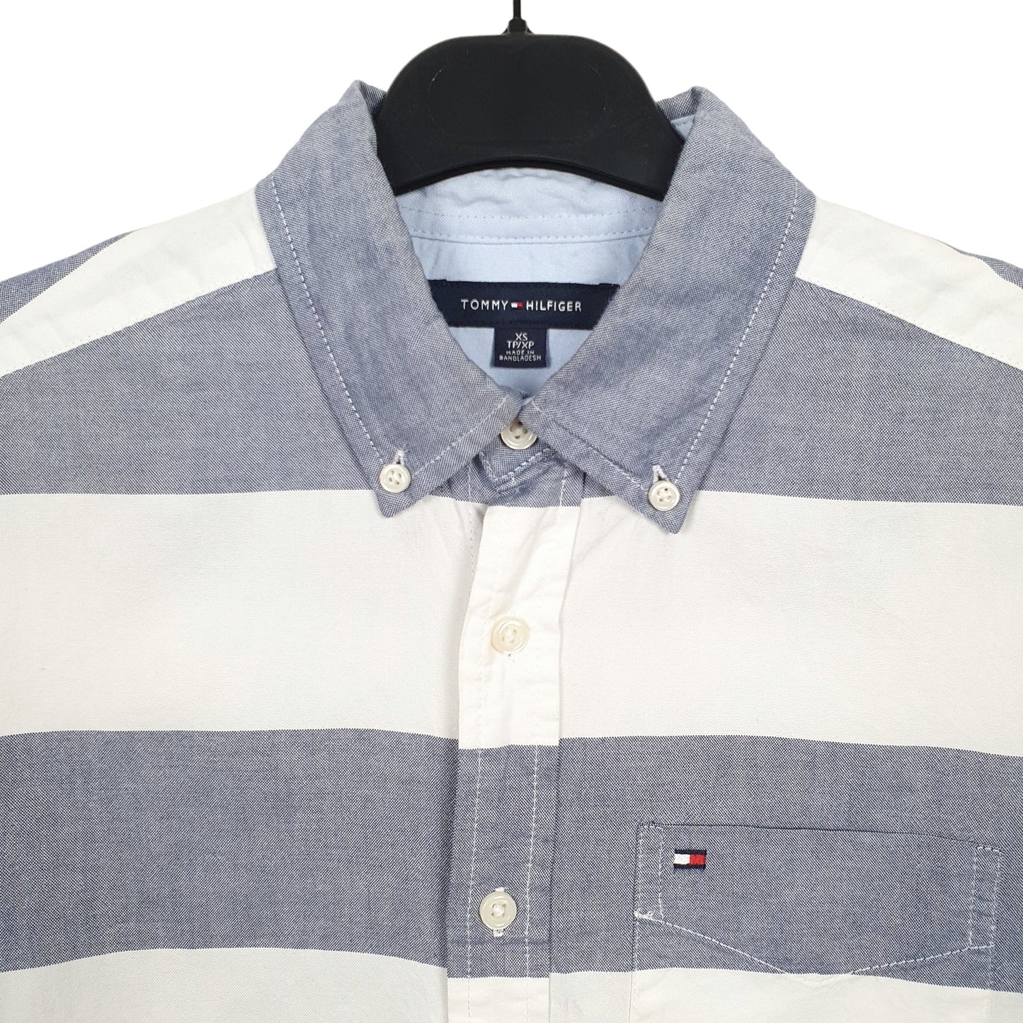 Tommy Hilfiger Long Sleeve Regular Fit Check Shirt Blue