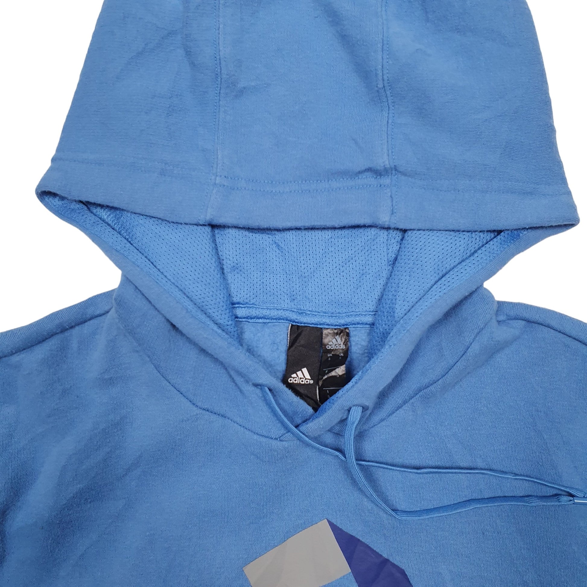 Mens Blue Adidas  Hoodie Jumper