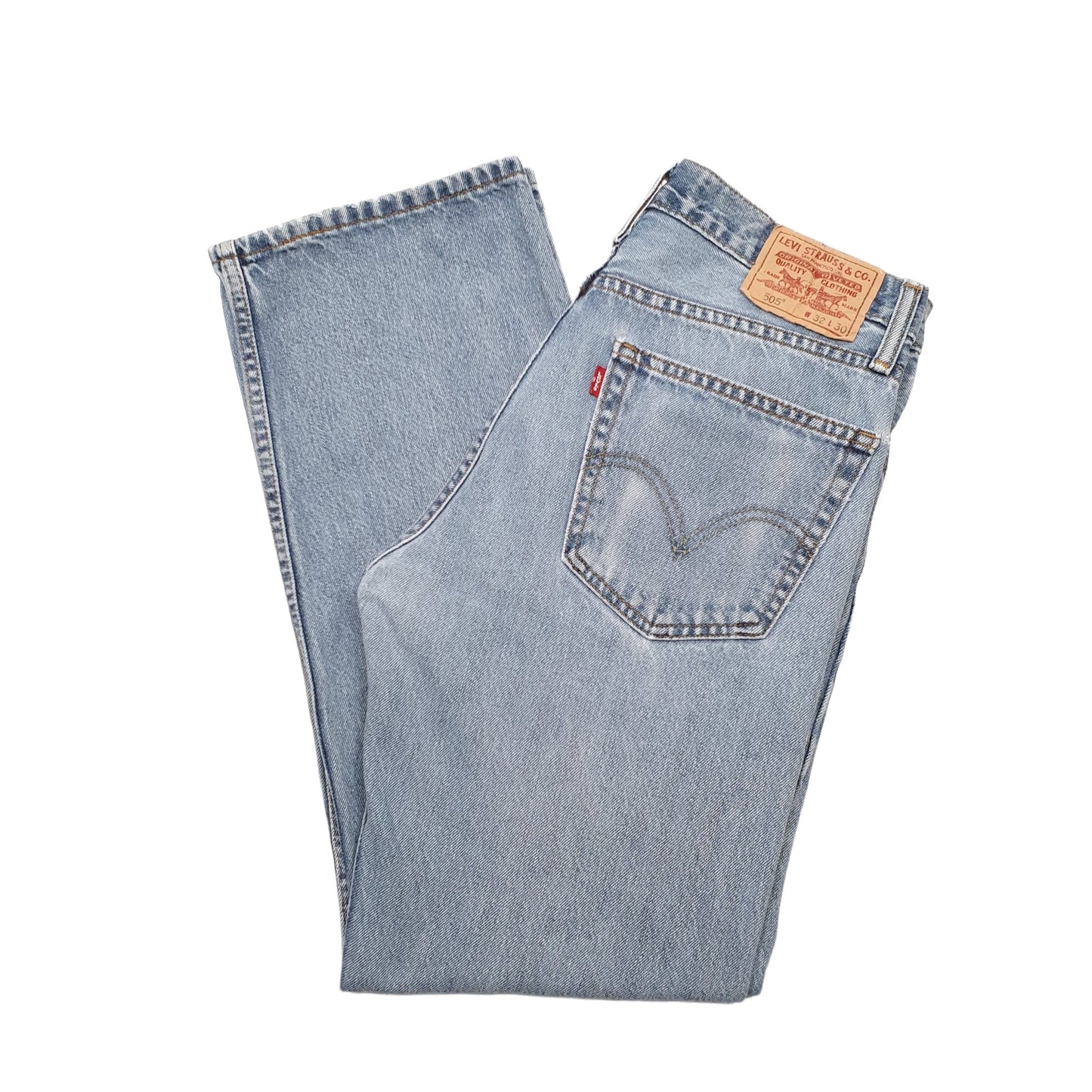 Levis 505 Regular Fit Jeans W32 L30 Blue