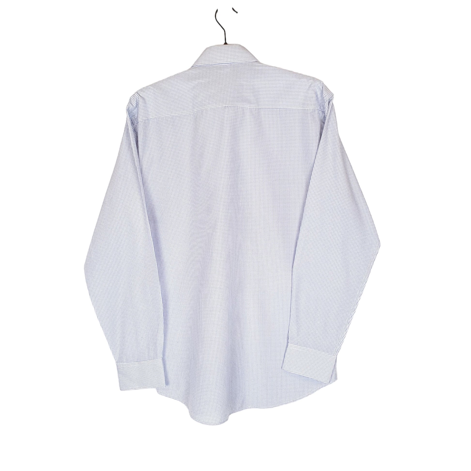 Kenzo Long Sleeve Regular Fit Check Shirt Blue