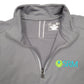 Mens Grey Under Armour Active Sports Running Quarter Zip Jumper