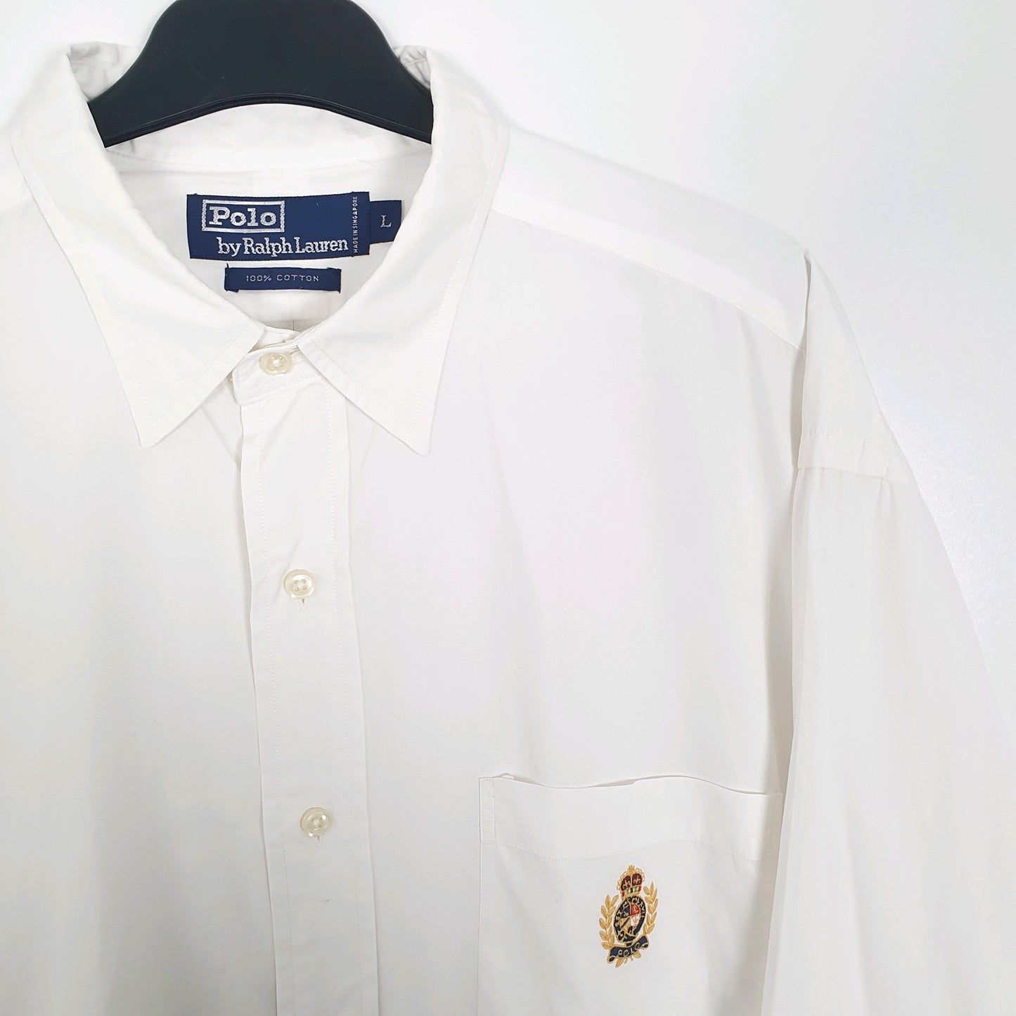 Polo Ralph Lauren Long Sleeve Regular Fit Shirt White