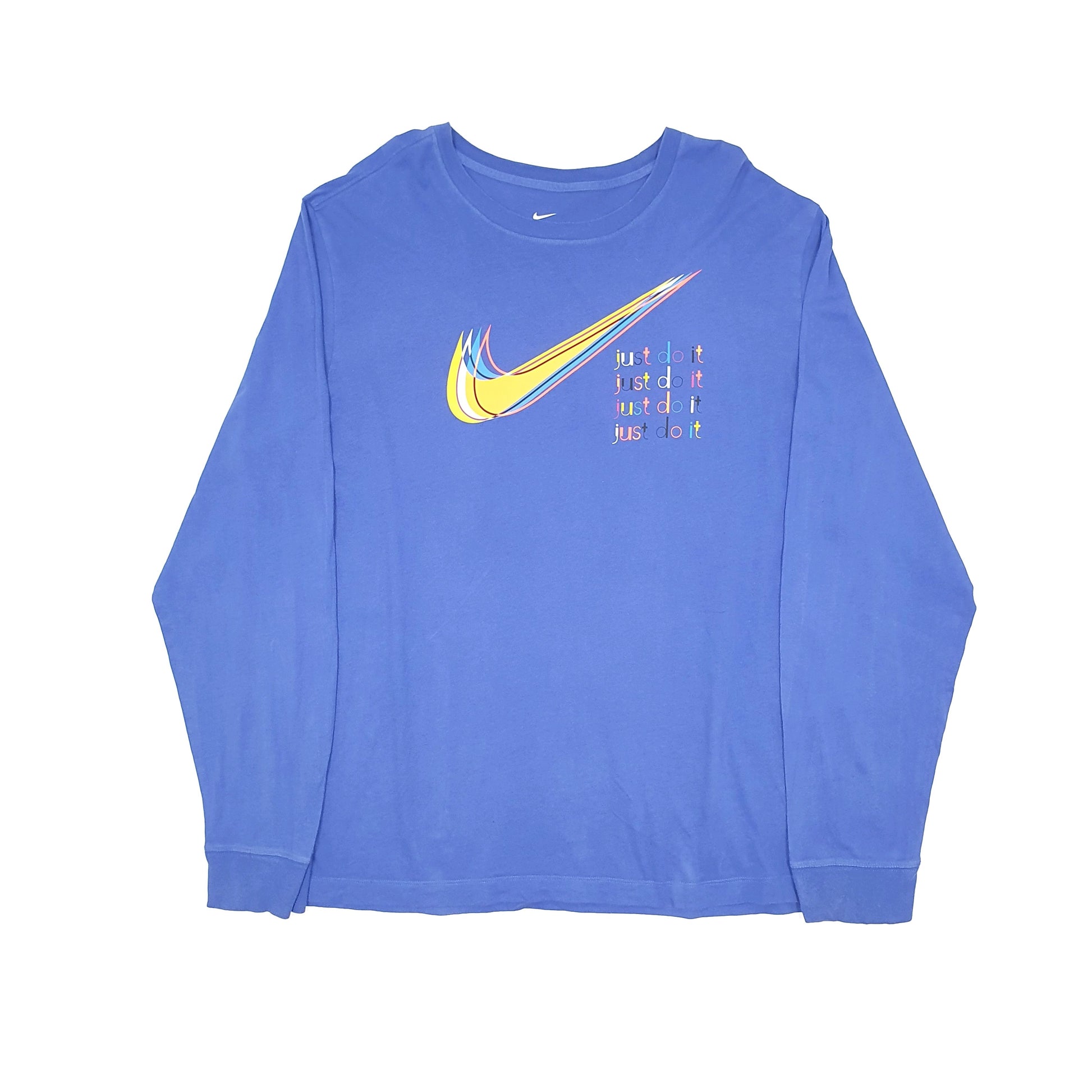 Nike Long Sleeve T Shirt Blue