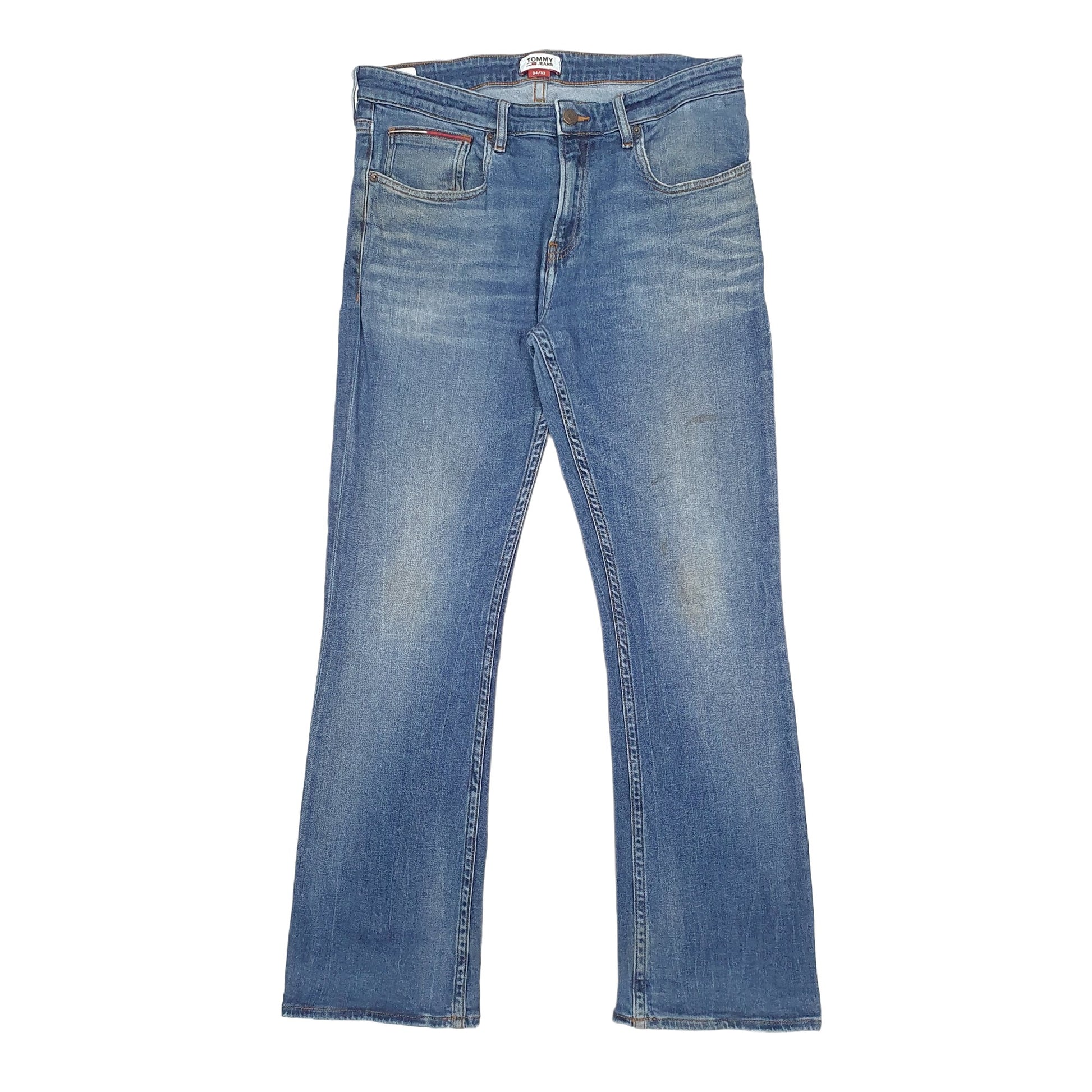 Mens Blue Tommy Hilfiger  Bootcut JeansW34 L32