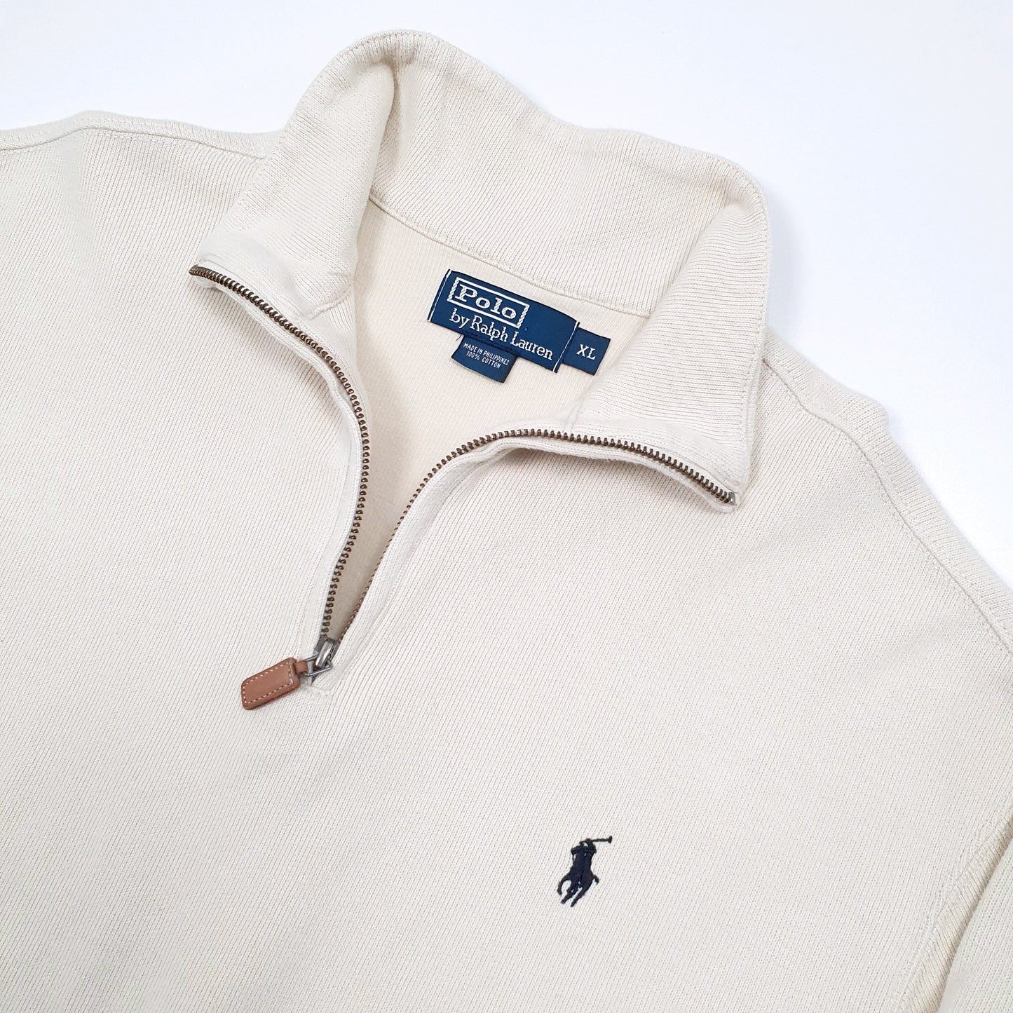 Polo Ralph Lauren Quarter Zip XL Cream