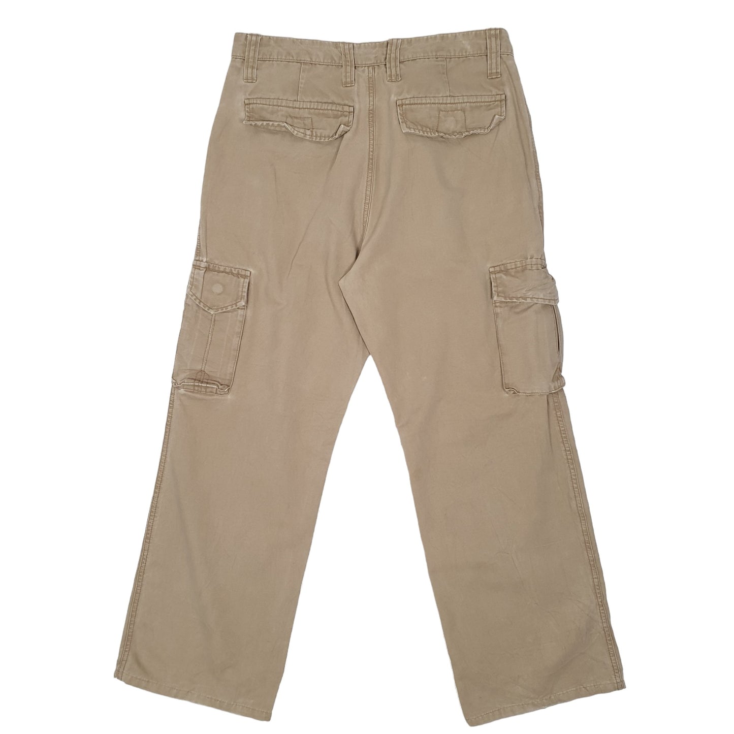 Mens Beige Old Navy Combat Pants Cargo Trousers