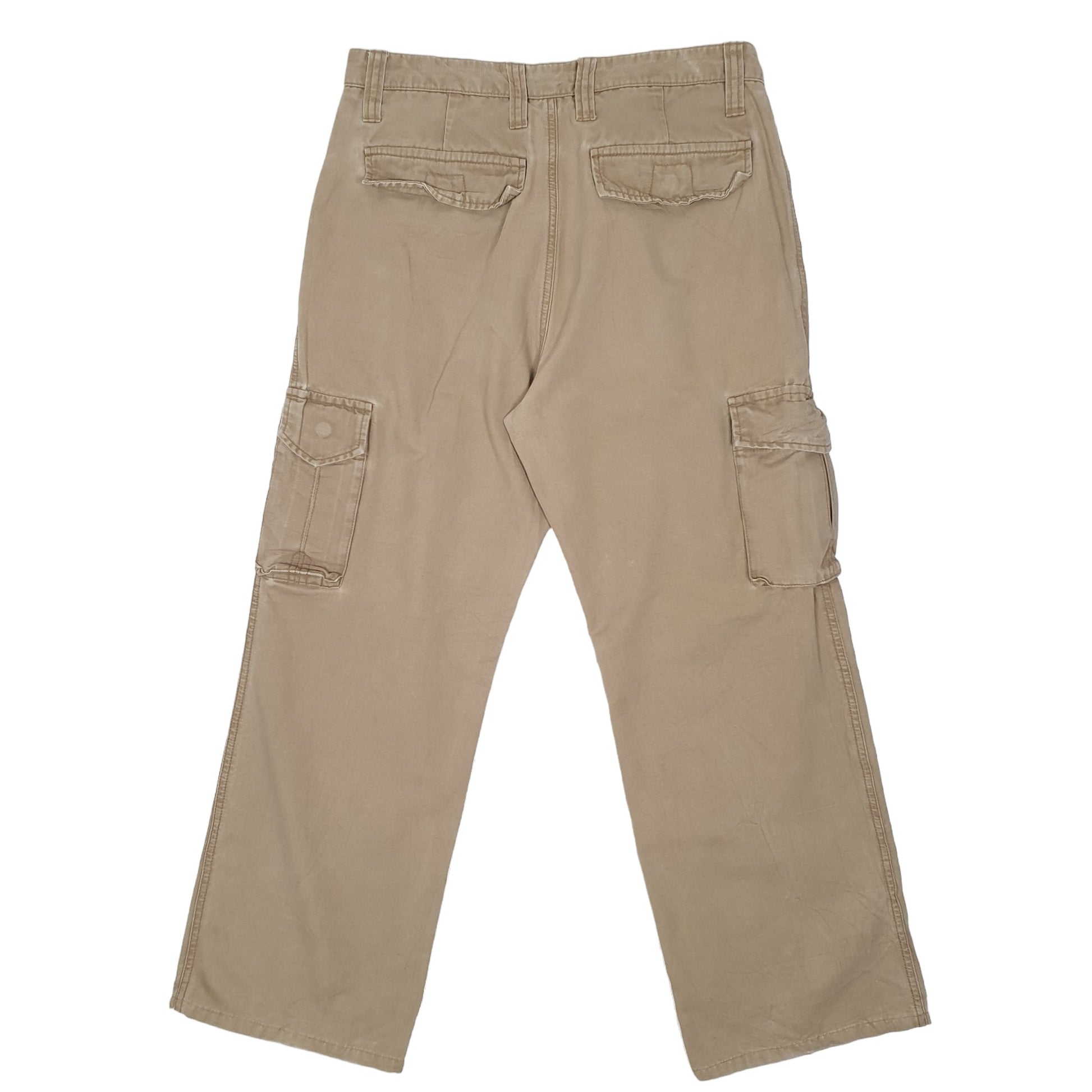 Mens Beige Old Navy Combat Pants Cargo Trousers