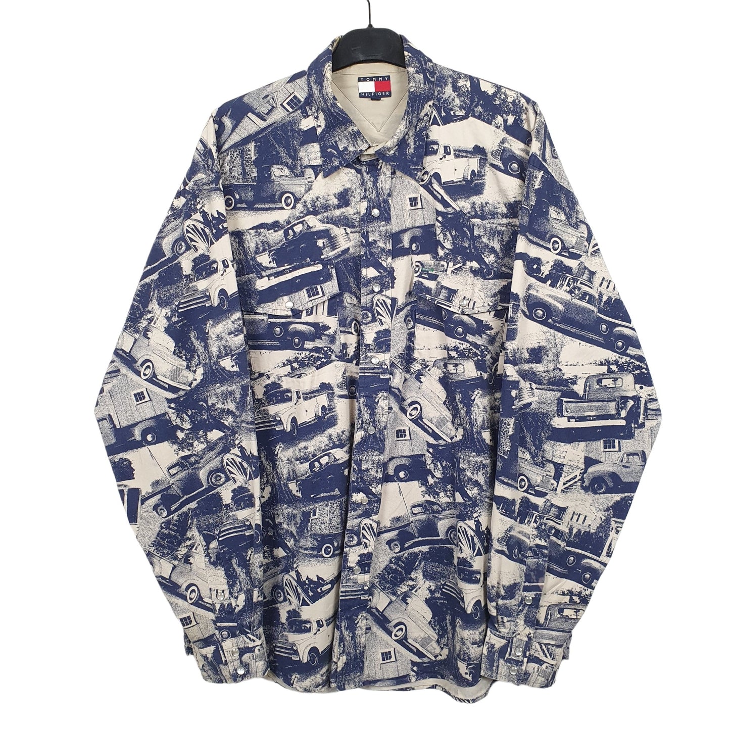 Blue Tommy Hilfiger Long Sleeve Shirt