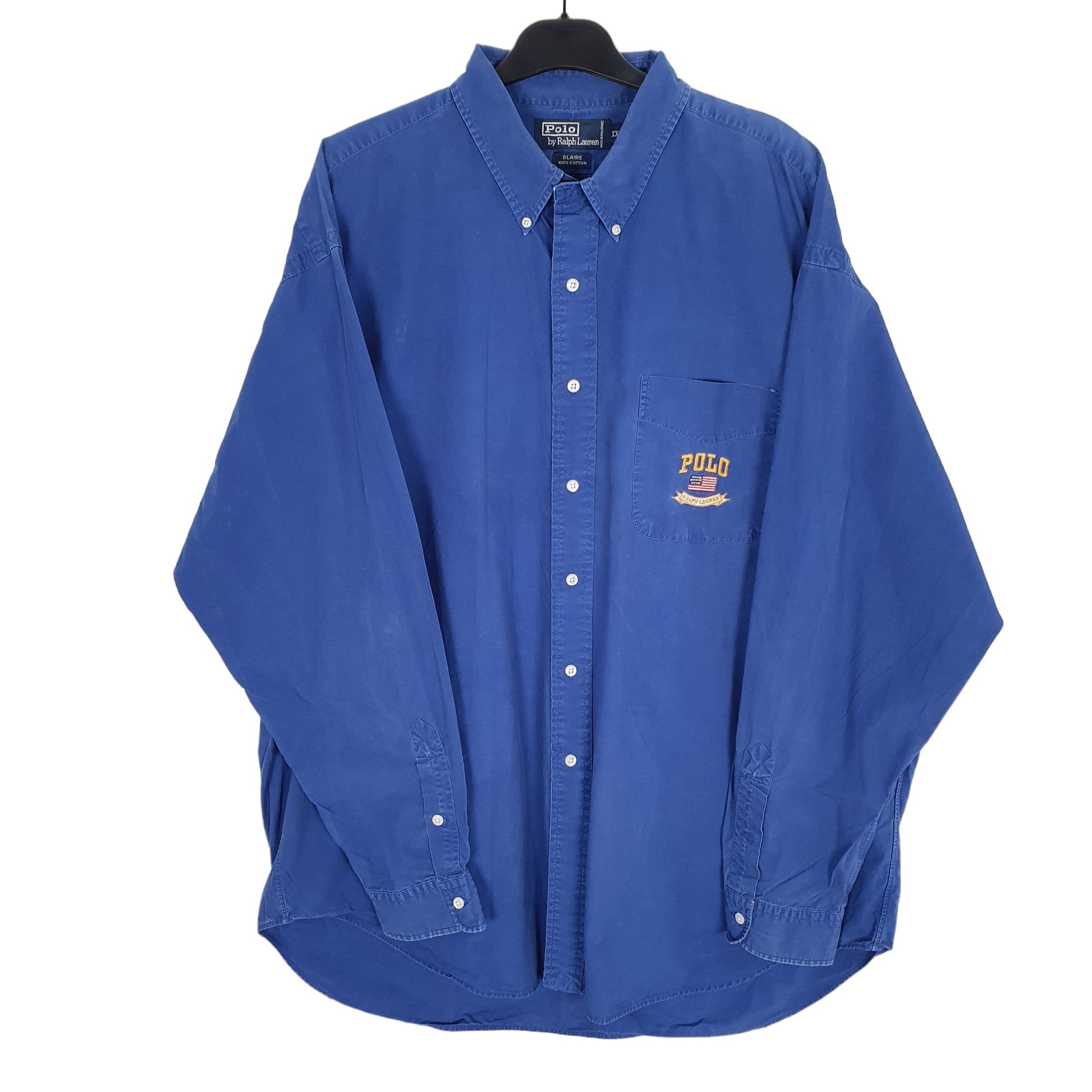 Ralph Lauren Polo Long Sleeve Blaire Fit Shirt Blue