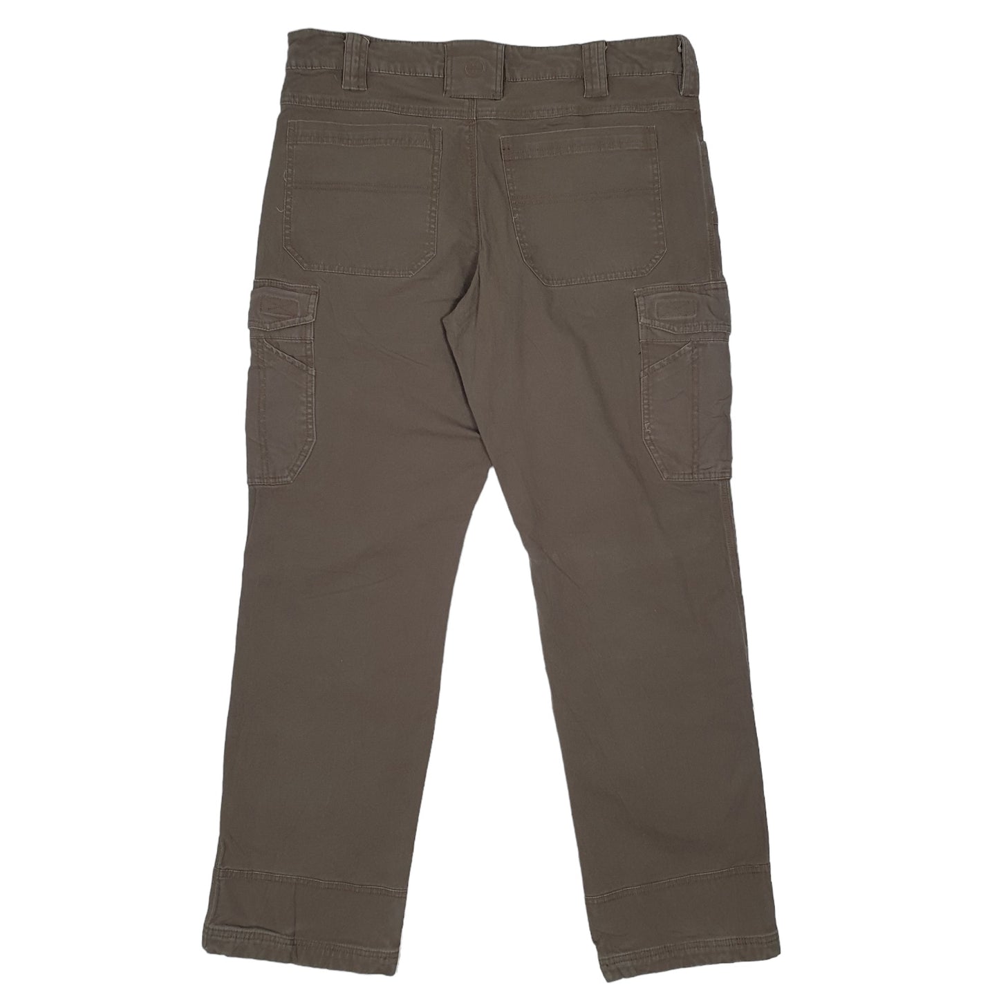 Mens Brown Lincoln Outfitters Stretch Combat Pants Cargo Trousers