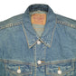 Womens Blue Mocking Bird Trucker Denim Jacket Coat
