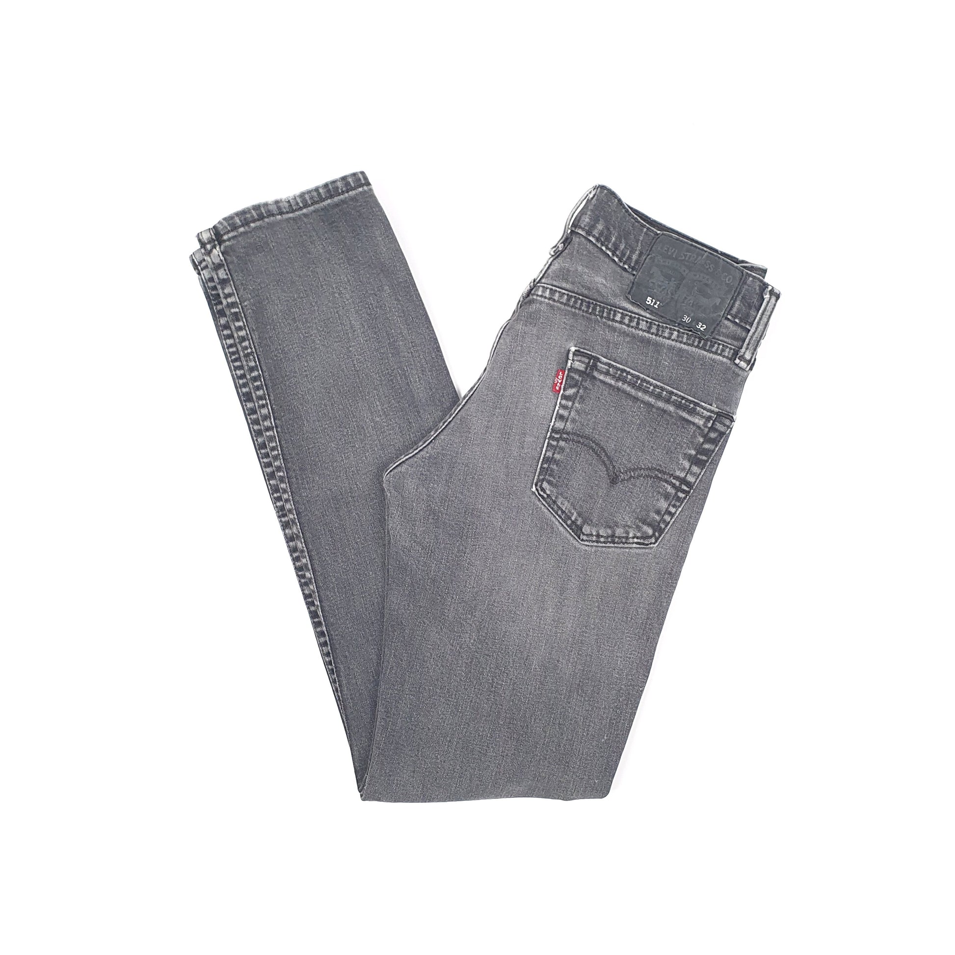 Levis 511 Slim Fit Jeans W29 L31 Grey