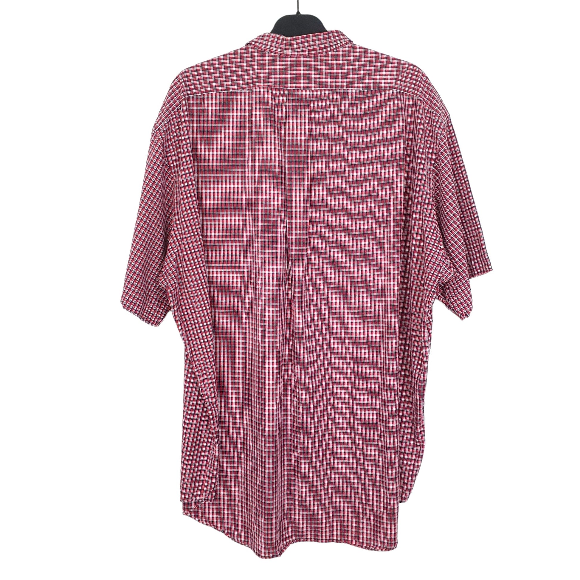 Ralph Lauren Short Sleeve Blake Fit Check Shirt Red