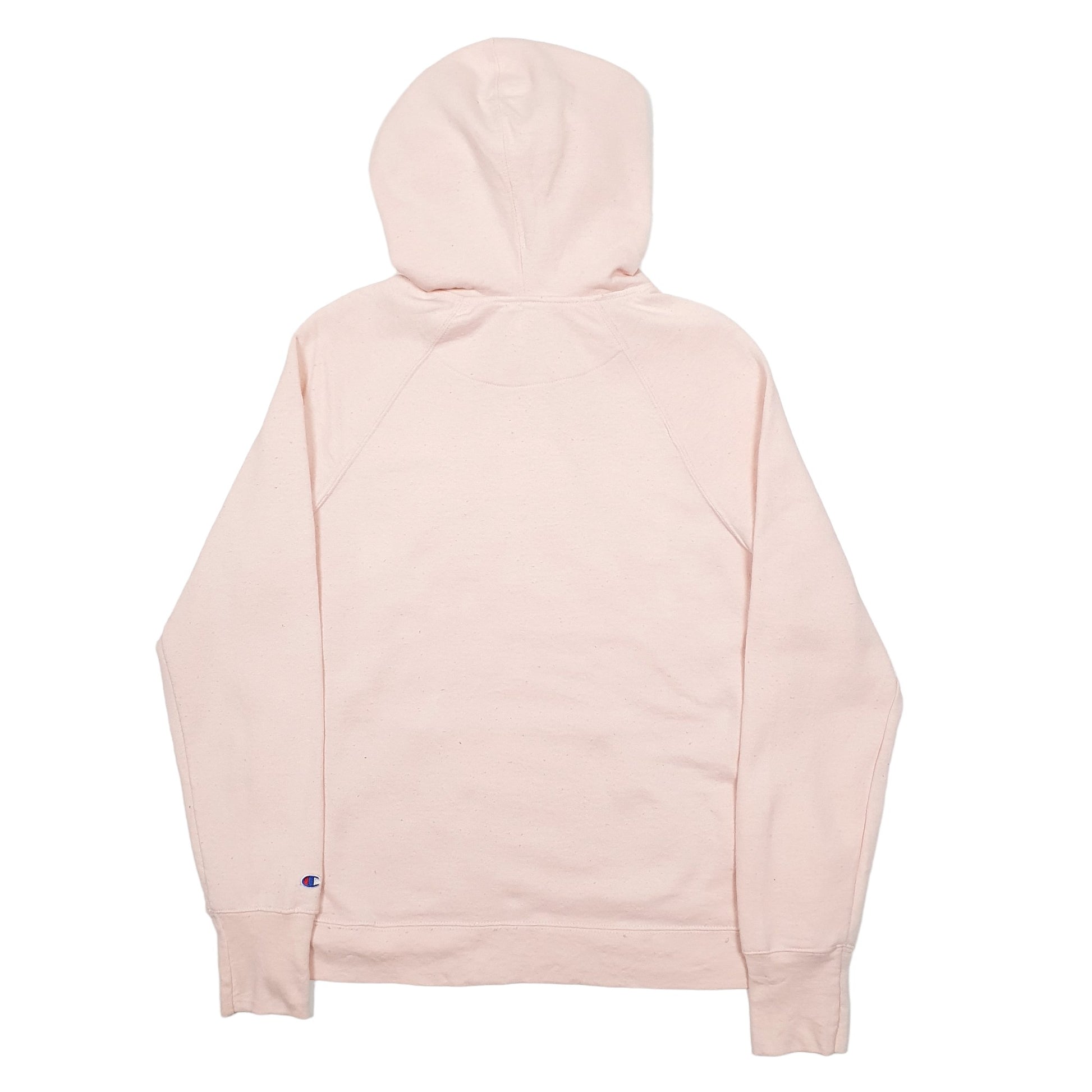 Womens Pink Champion Spellout Hoodie Jumper