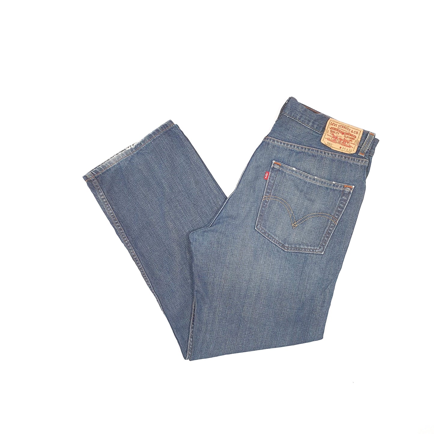 Levis 569 Loose Fit Jeans W34 L31 Blue