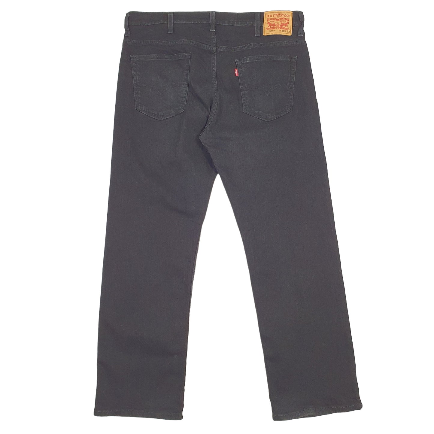 Levis 569 Loose Fit Jeans W40 L31 Black