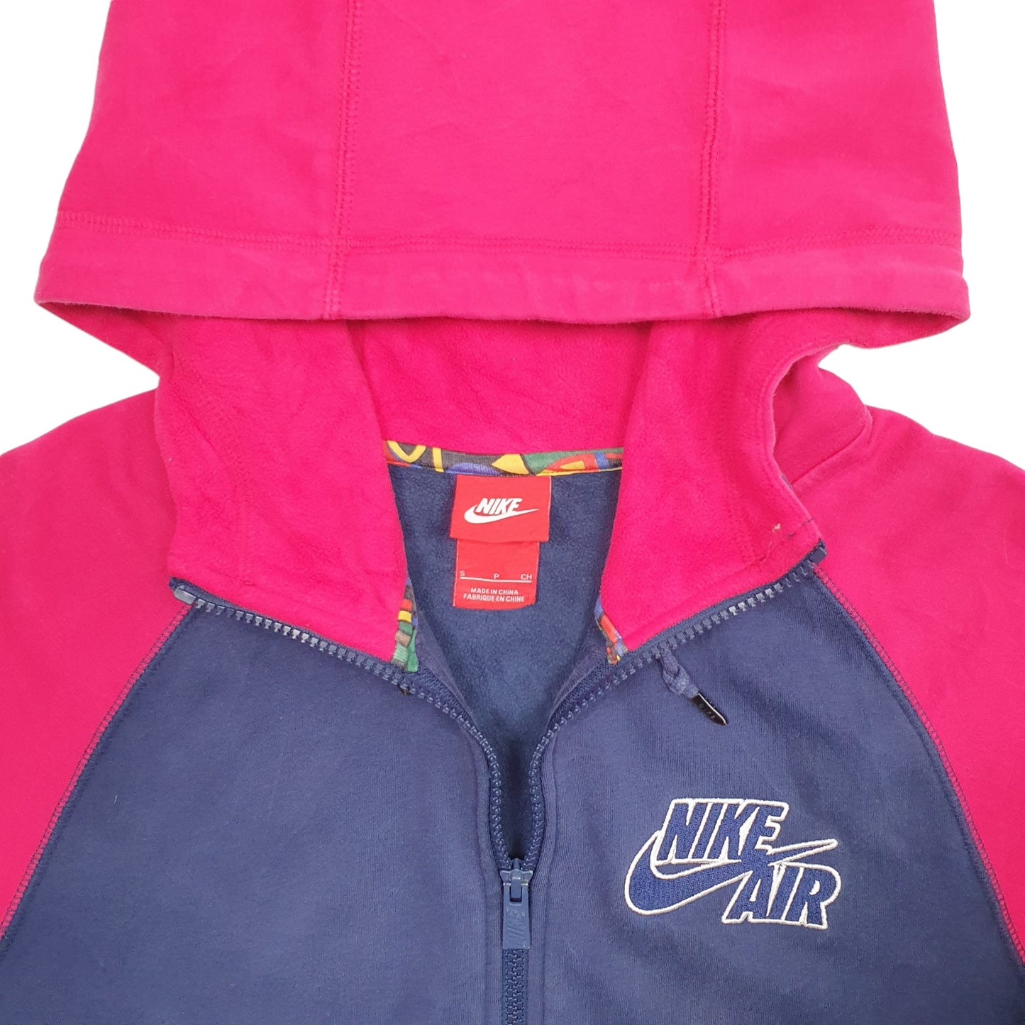 Womens Blue Nike Spellout Hoodie Jumper