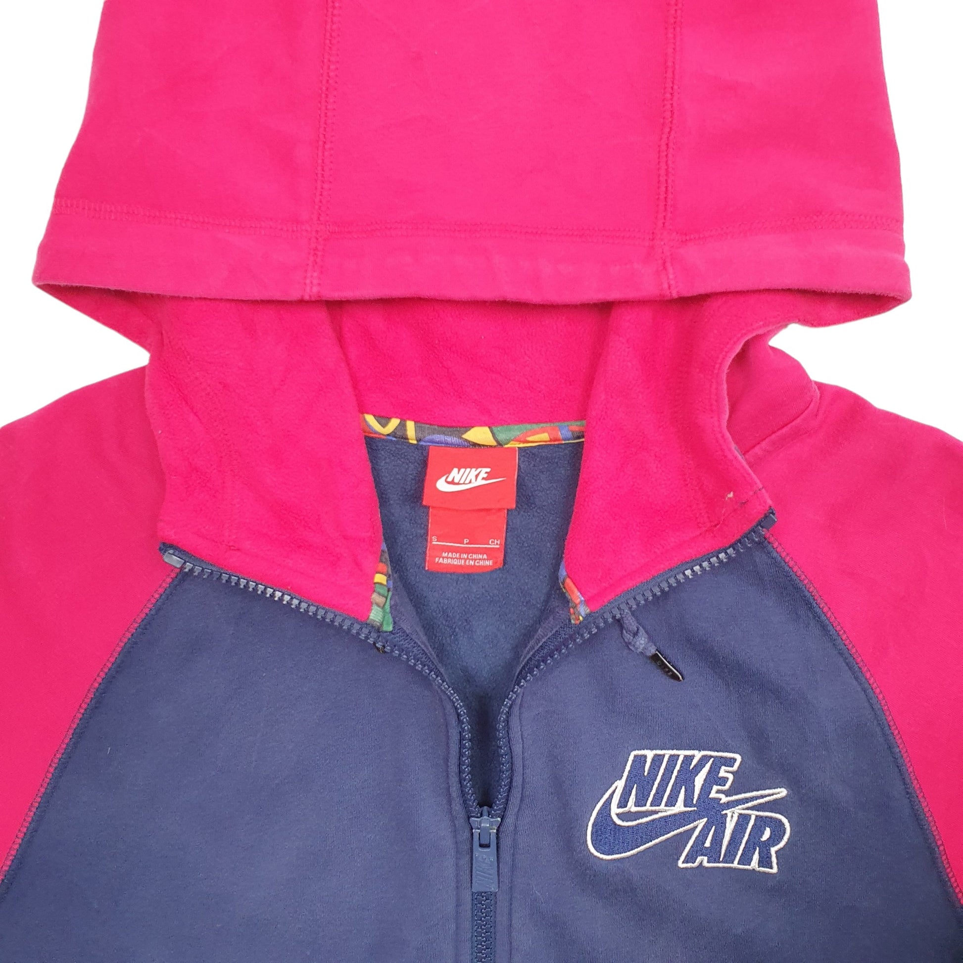 Womens Blue Nike Spellout Hoodie Jumper