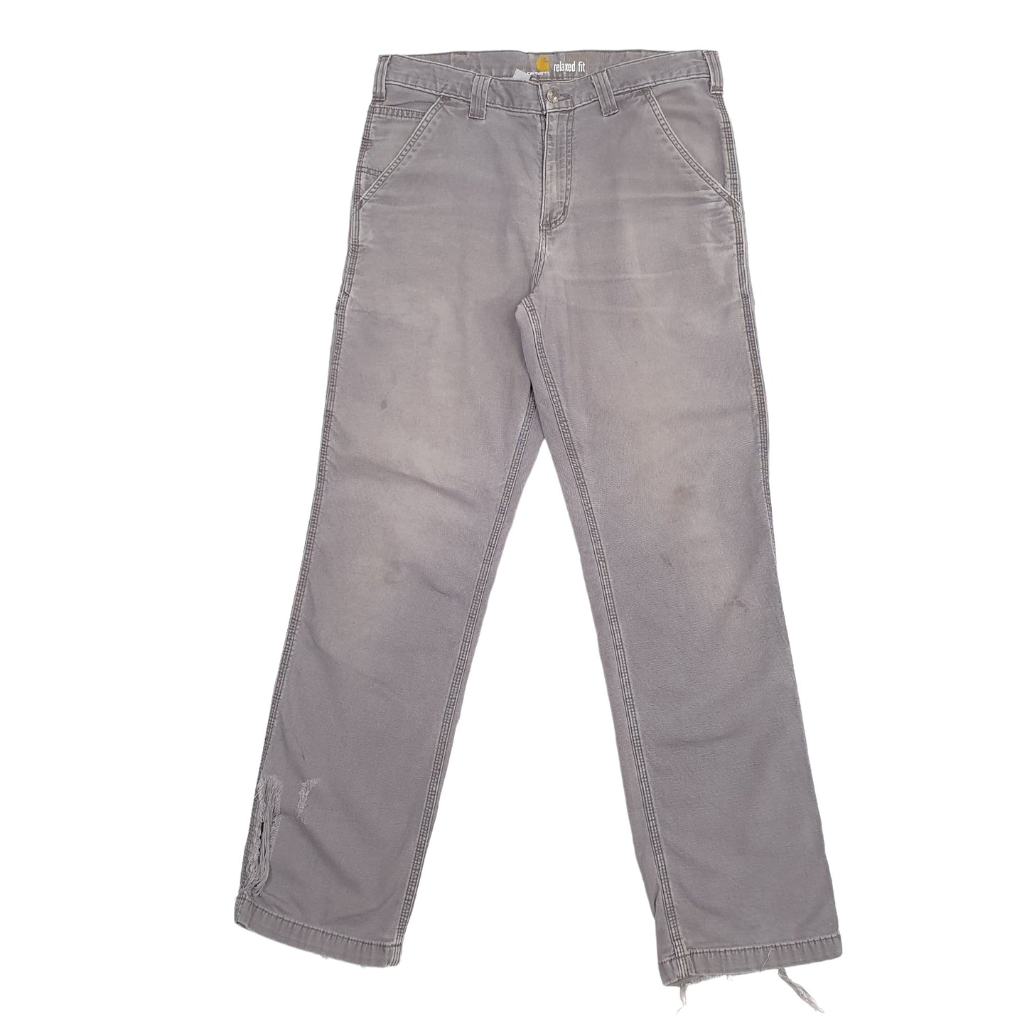 Mens Grey Carhartt  Carpenter Trousers