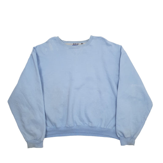 Mens Blue Champion  Crewneck Jumper