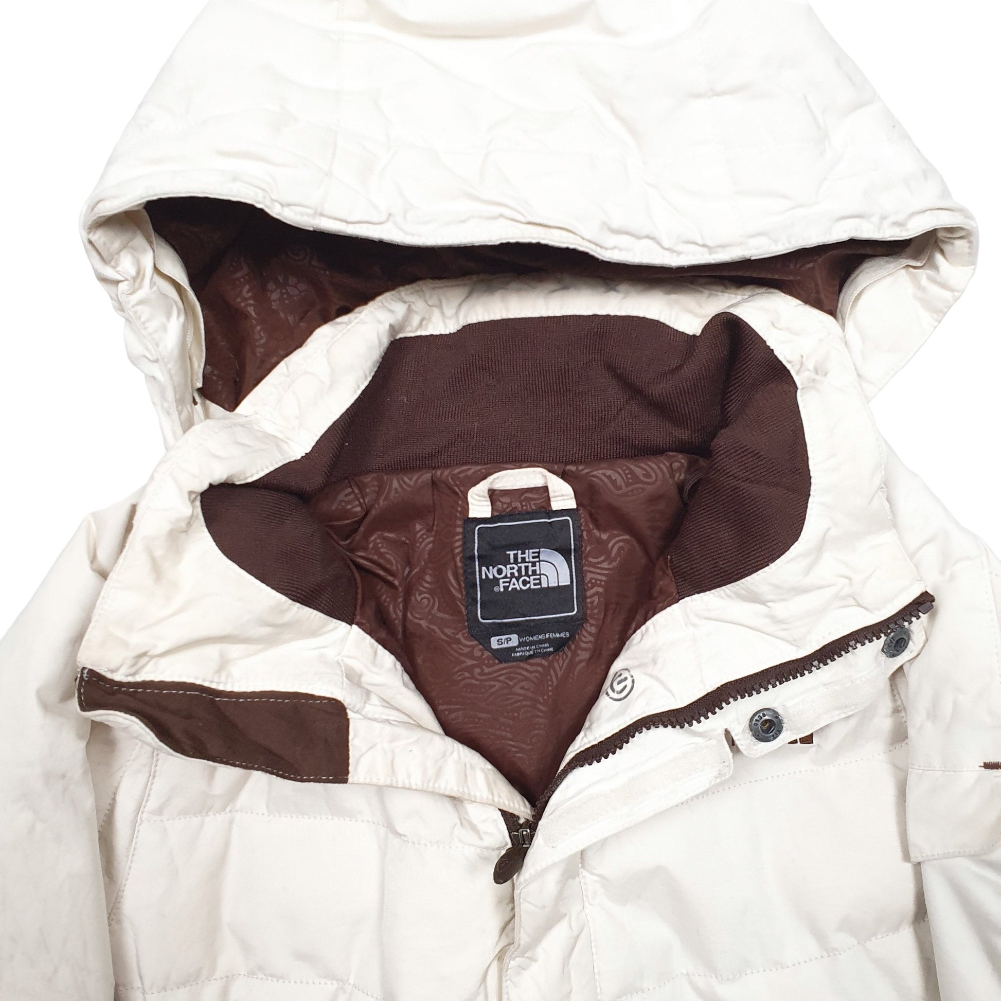 Womens Cream The North Face  Puffer Coat