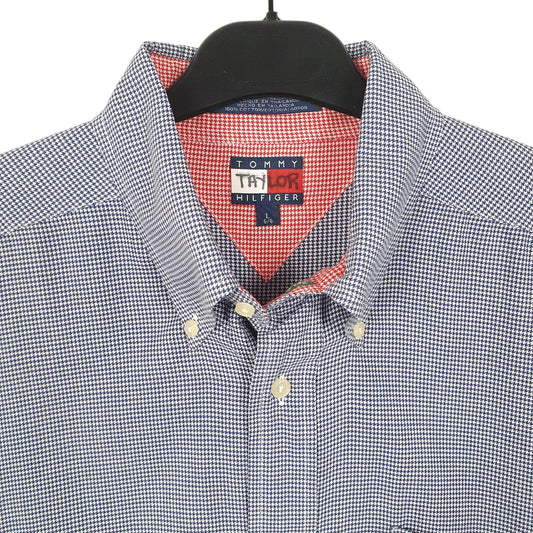 Tommy Hilfiger Houndstooth Long Sleeve Regular Fit Check Shirt