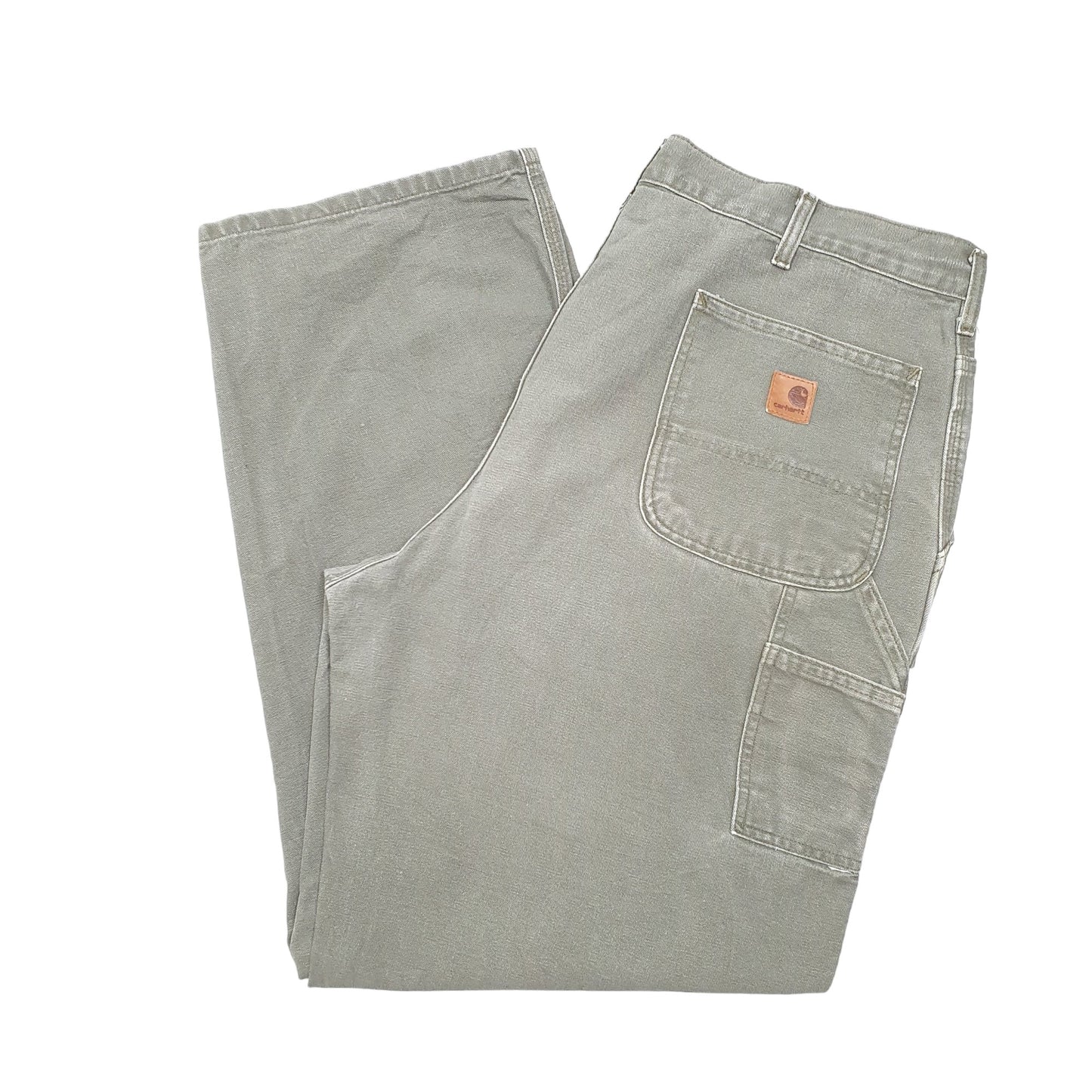 Mens Khaki Carhartt  Carpenter Trousers