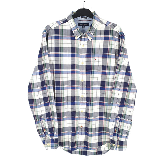 Tommy Hilfiger Long Sleeve Regular Fit Check Shirt Blue