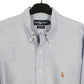 Mens Blue Ralph Lauren  Long Sleeve Shirt