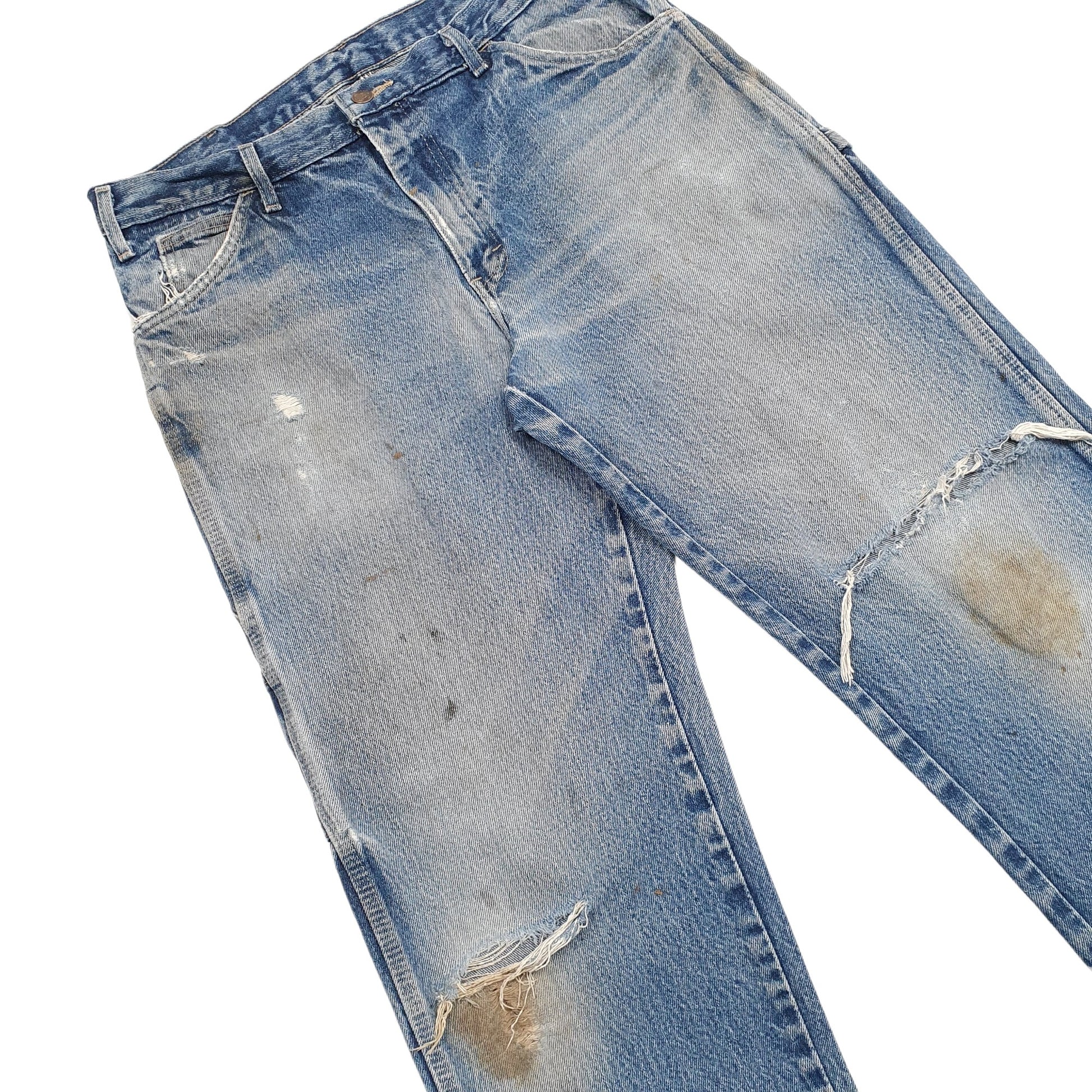 Mens Blue Dickies  Carpenter Trousers