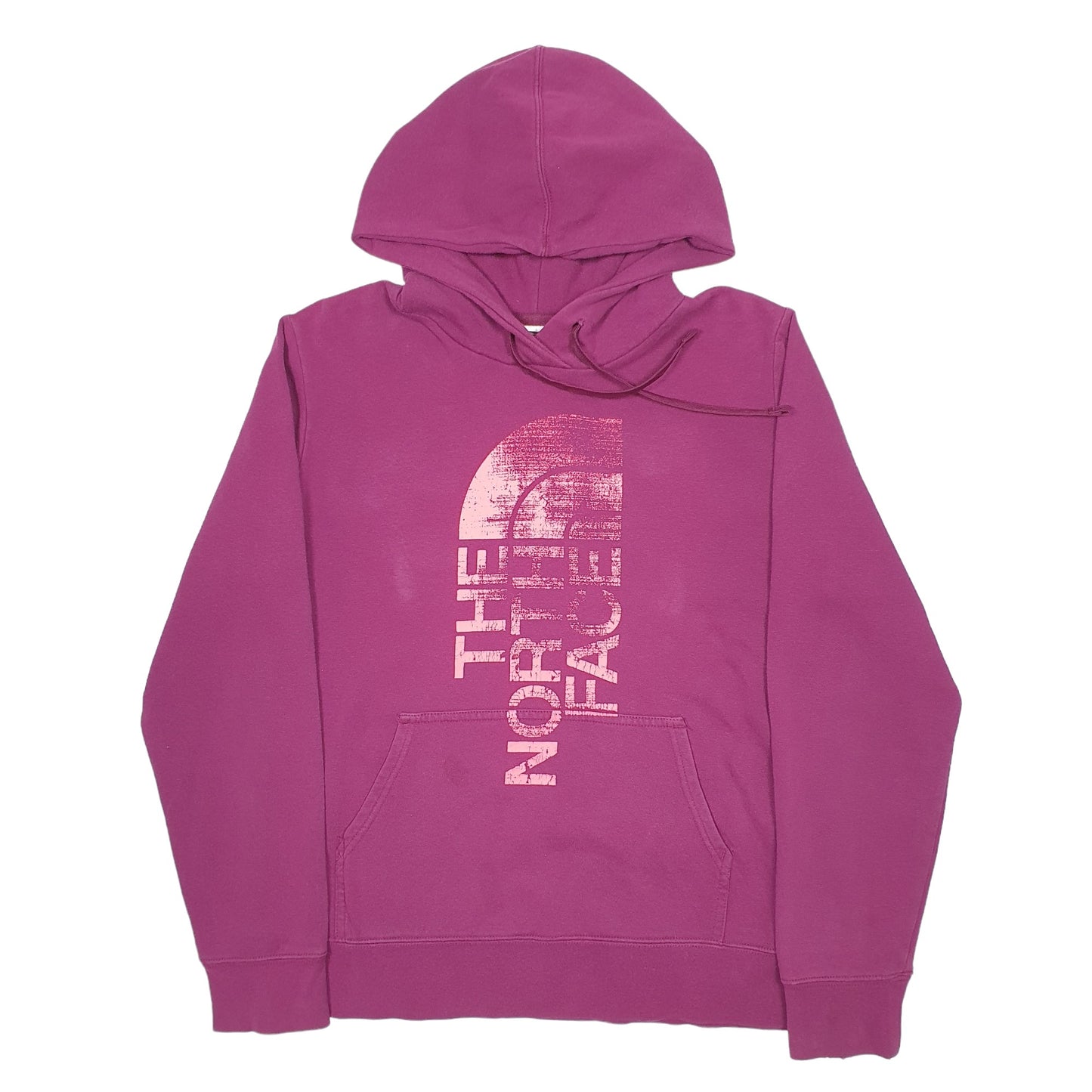 Womens Purple The North Face Spellout Hoodie Jumper