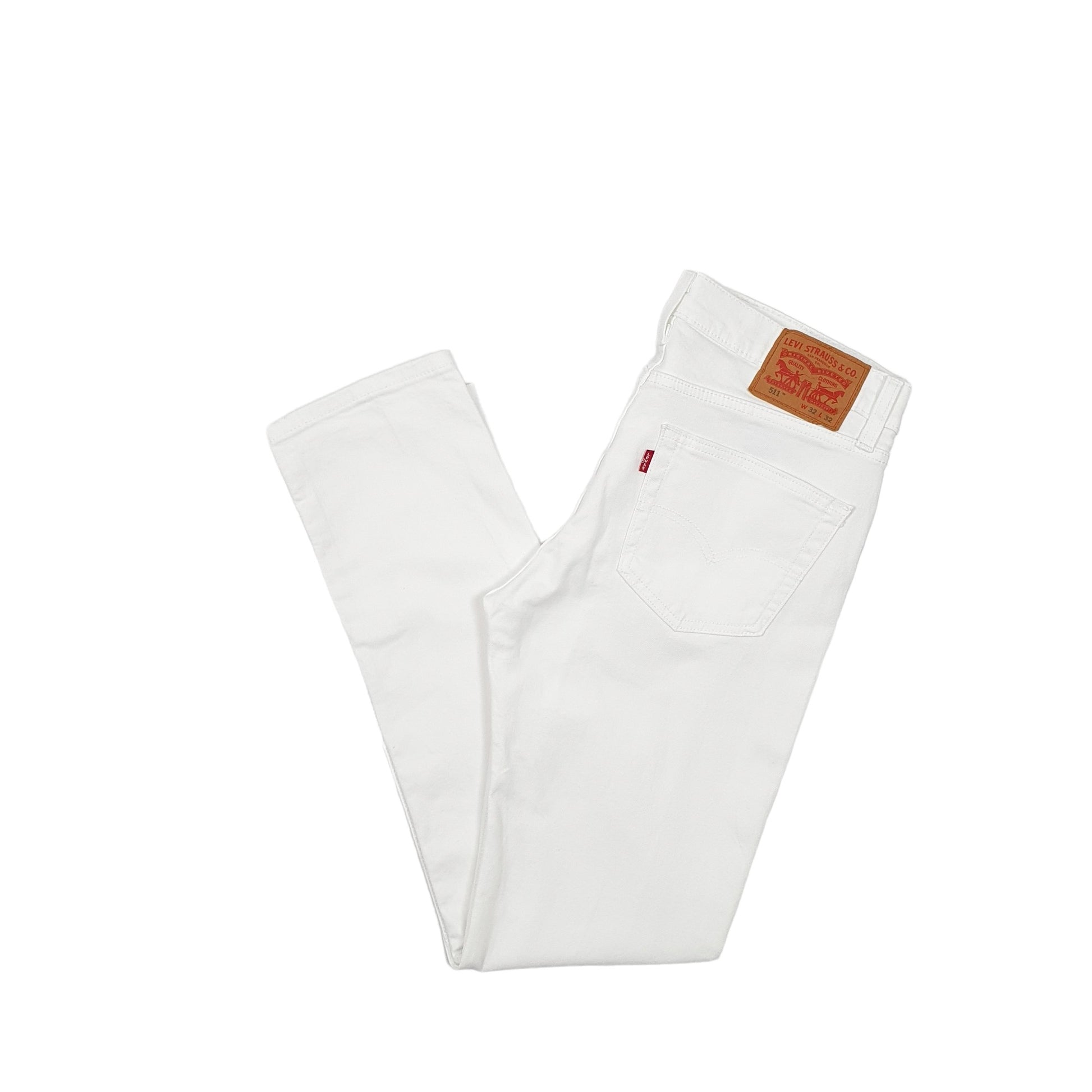 Levis 511 Slim Fit Jeans W32 L32 White