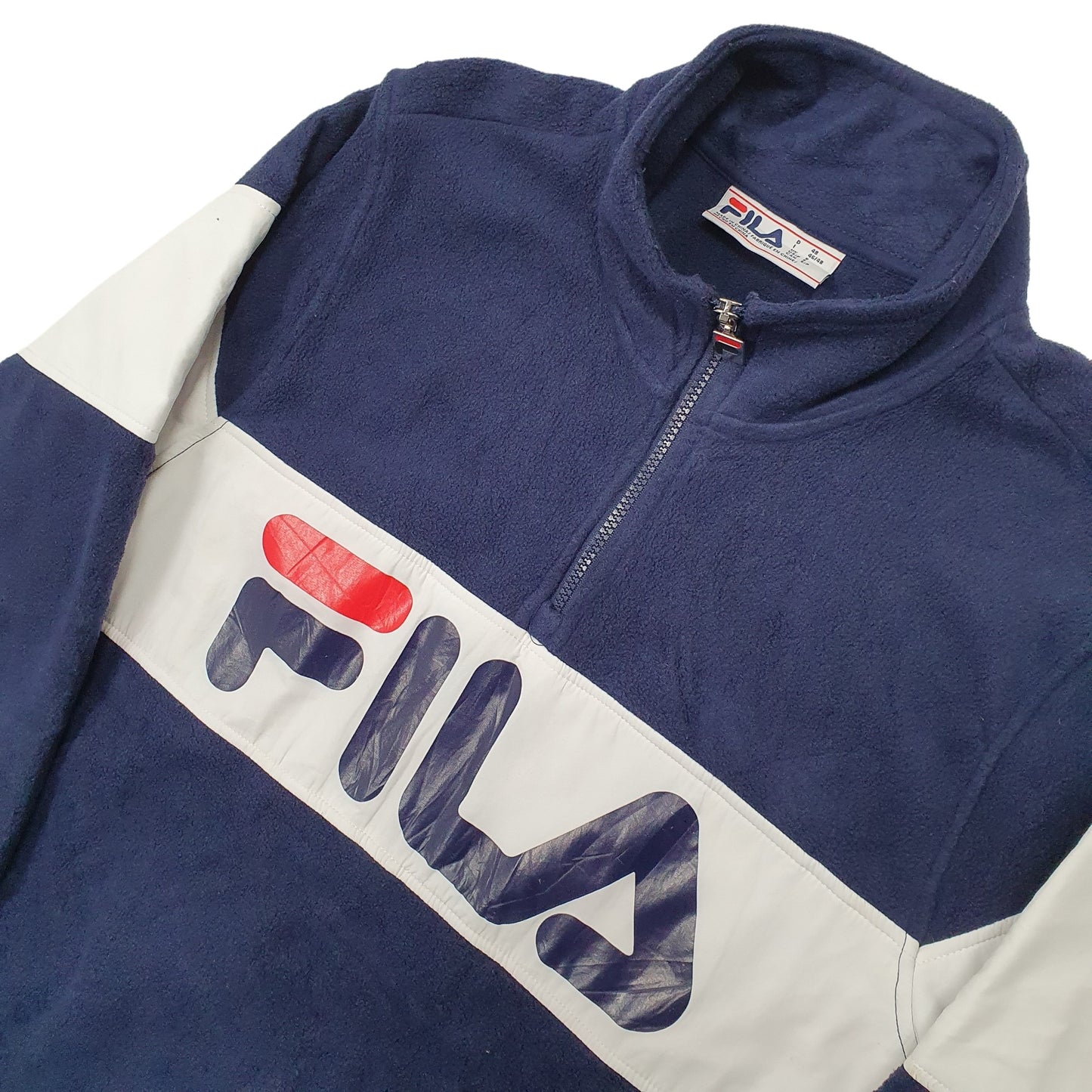 Flia Quarter Zip Fleece S Blue