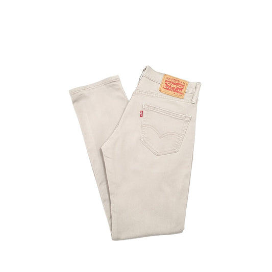 Levis 511 Slim Fit Jeans W29 L28 Beige