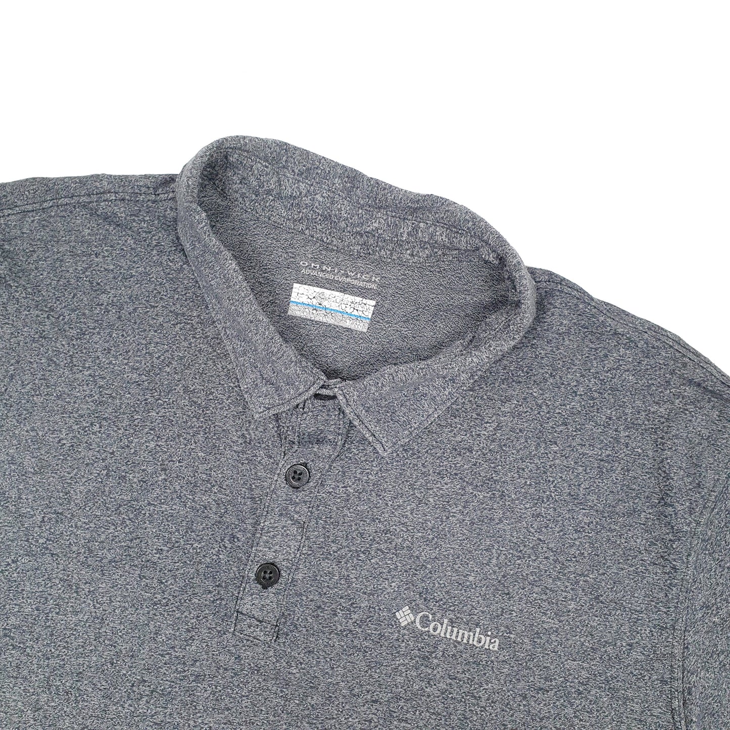 Columbia Sportswear Omniwick Active Short Sleeve Polyester Polo Shirt Grey