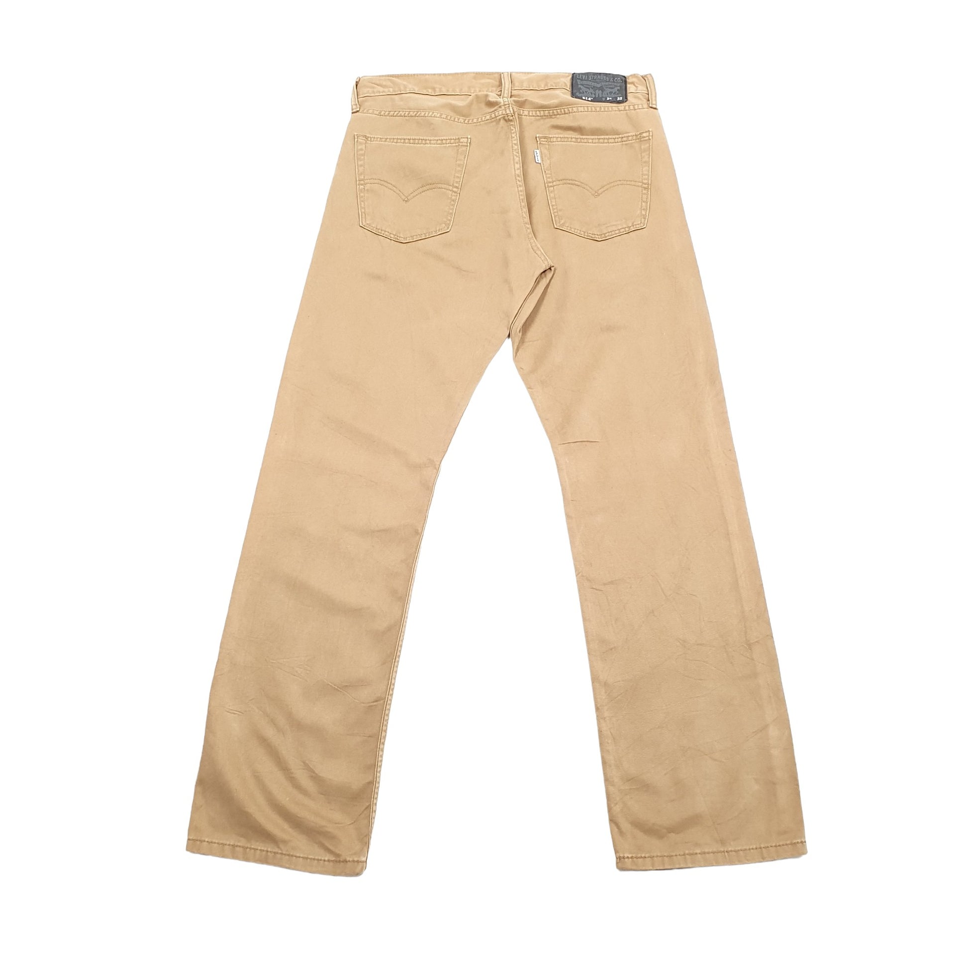 Levis 514 Straight Fit Jeans W34 L32 Brown