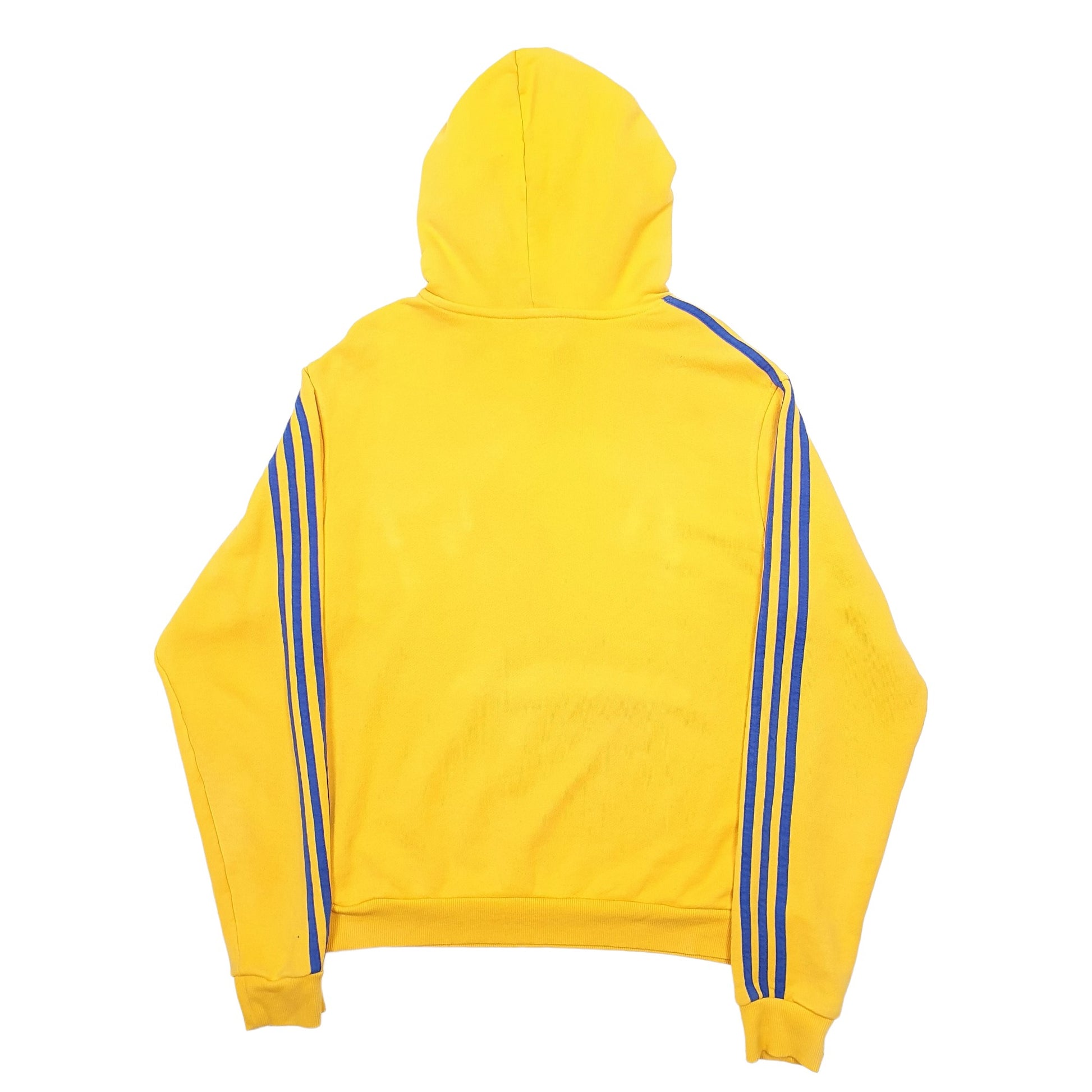 Mens Yellow Adidas Mark Gonzales Skateboarding Hoodie Jumper