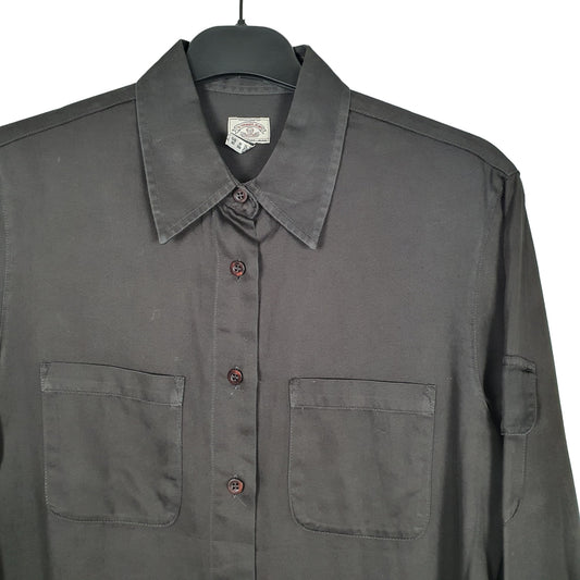 Armani Long Sleeve Regular Fit Shirt Black