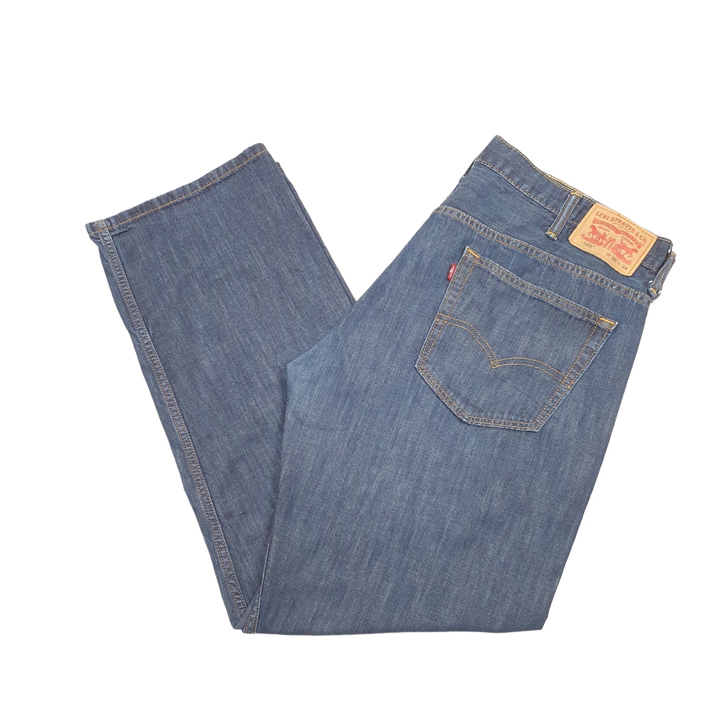Levis 569 Loose Fit Jeans W40 L31 Blue
