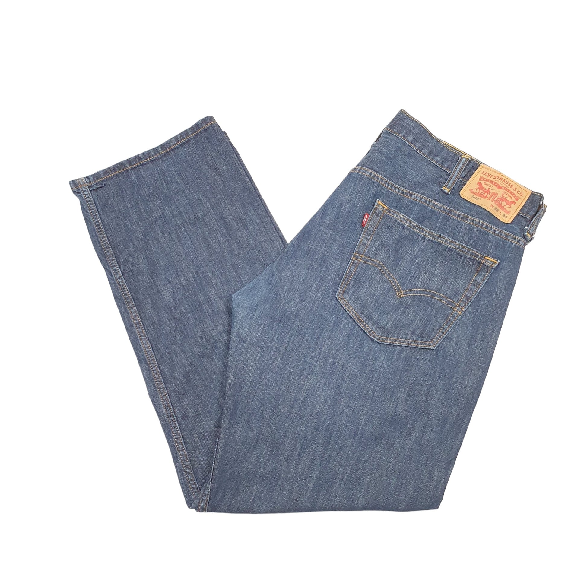 Levis 569 Loose Fit Jeans W40 L31 Blue