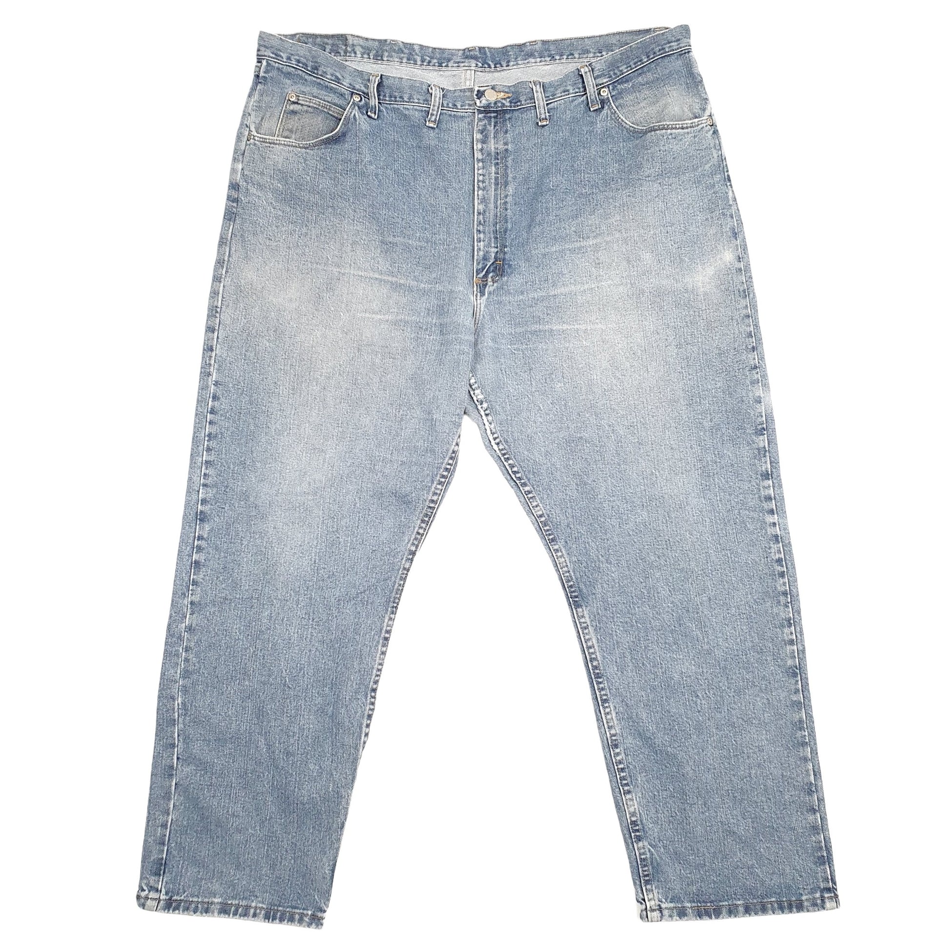 Wrangler Casual Straight Fit Relaxed Jeans W46 L28 Blue