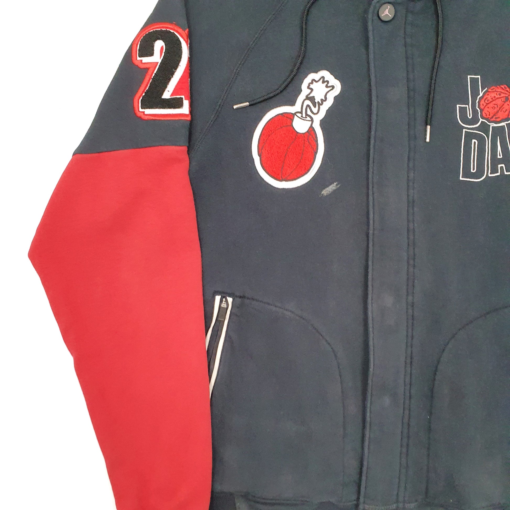 Mens Black Nike Jordan Marvin the Martian Full Zip Jumper