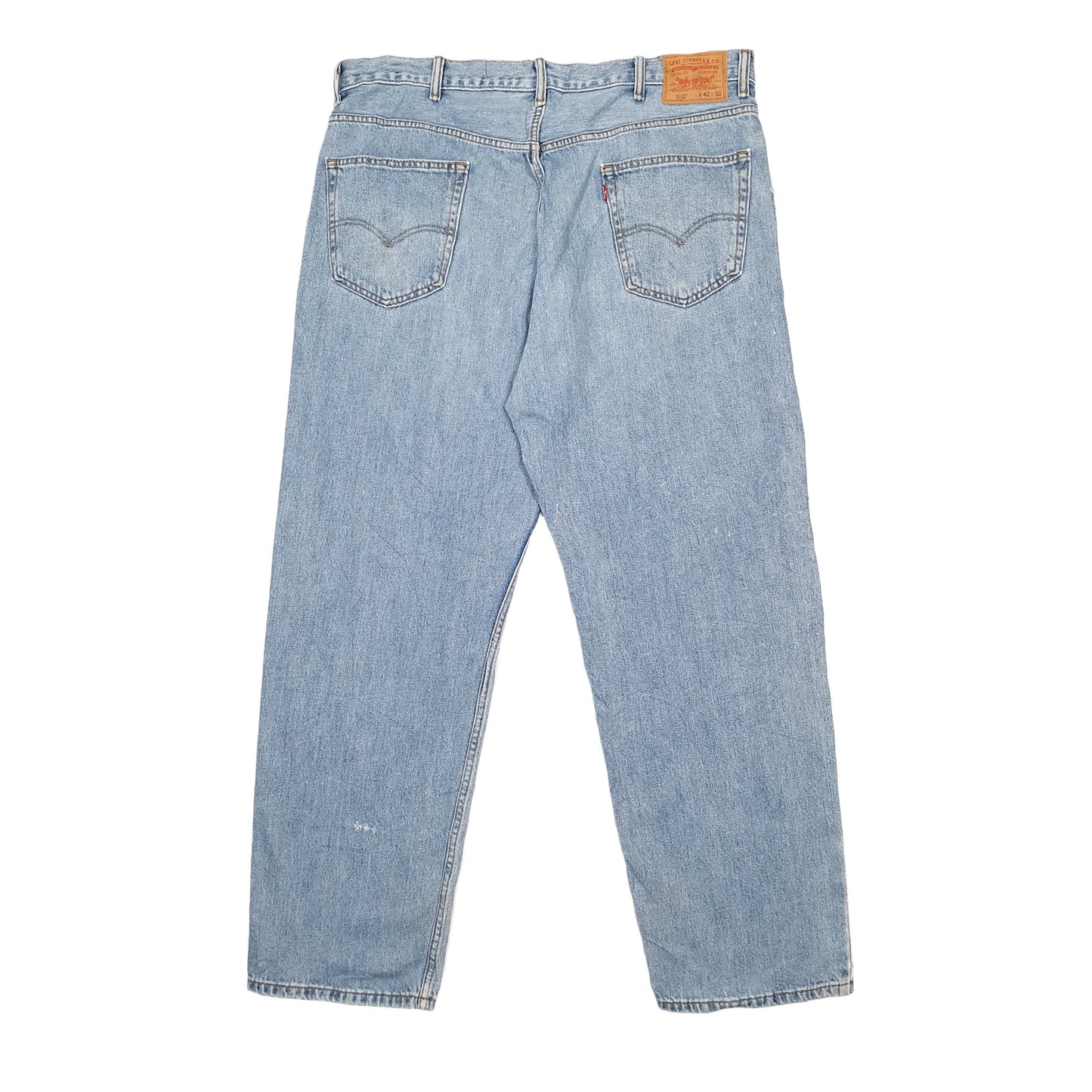 Levis 550 Relaxed Fit Jeans W42 L32 Blue
