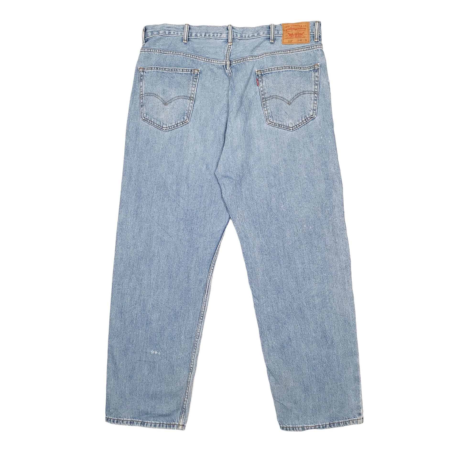 Levis 550 Relaxed Fit Jeans W42 L32 Blue