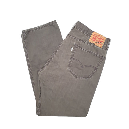 Levis 505 Regular Fit Jeans W36 L30 Khaki